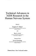Cover for Technical advances in AIDS research in the human nervous system