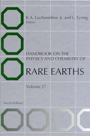 Cover for Handbook on the Physics and Chemistry of Rare Earths 