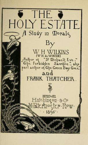 Cover for holy estate