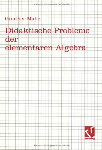 Cover for Didaktische Probleme der elementaren Algebra.