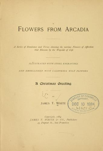 Cover for Flowers from Arcadia