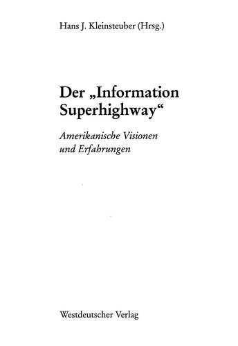 Cover for Der "Information Superhighway"