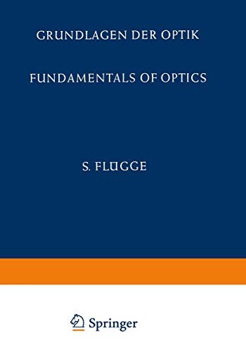 Cover for Grundlagen der Optik / Fundamentals of Optics