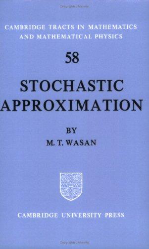Cover for Stochastic Approximation (Cambridge Tracts in Mathematics)