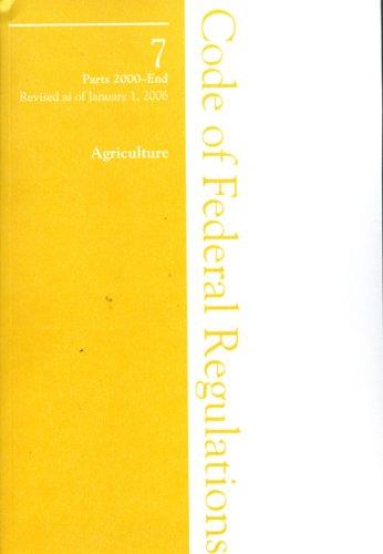 Cover for 2006 07 CFR 2000-END (Farmers Home Administration)