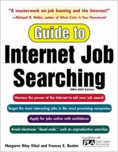 Cover for Guide to Internet Job Searching 2004-2005 (Guide to Internet Job Searching)