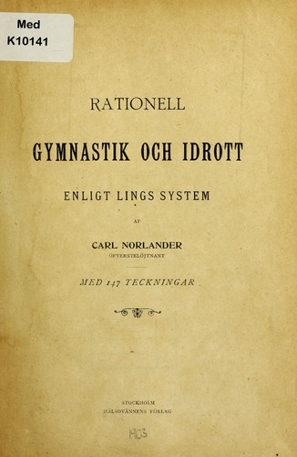 Cover for Rationell gymnastik och idrott enligt Lings system