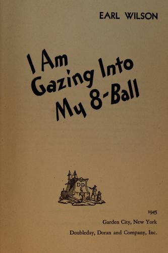 Cover for I am gazing into my 8-ball