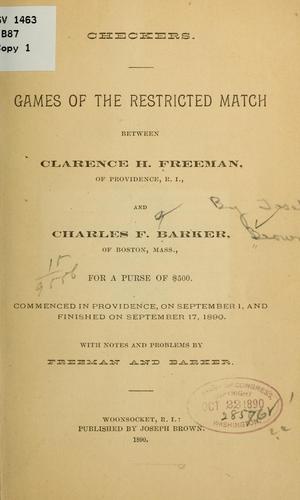 Cover for Checkers