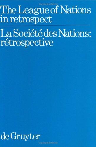 Cover for The League of Nations in retrospect