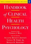 Cover for Disorders of behavior and health