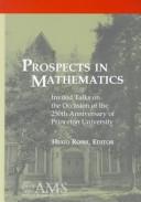 Cover for Prospects in mathematics
