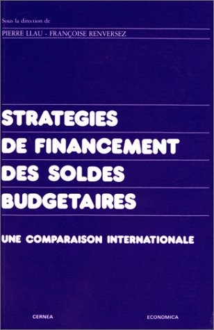Cover for Stratégies de financement des soldes budgétaires