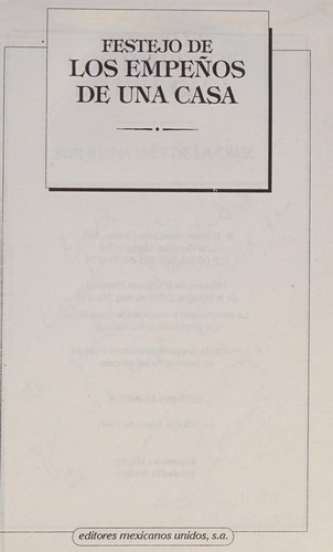 Cover for Festejo de los empeños de una casa