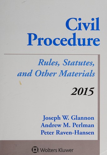 Cover for Civil Procedure