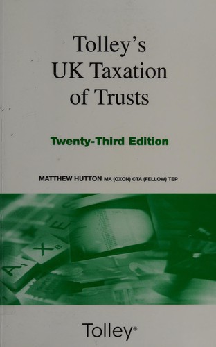 Cover for Tolley's UK taxation of trusts