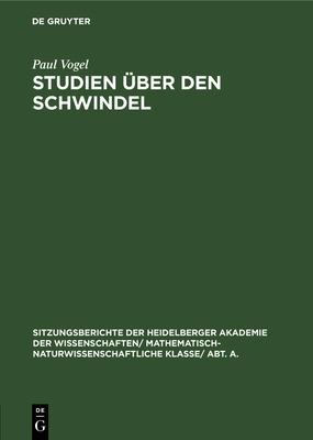 Cover for Studien über Den Schwindel