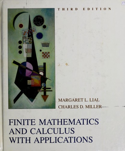 Cover for Finite mathematics and calculus with applications