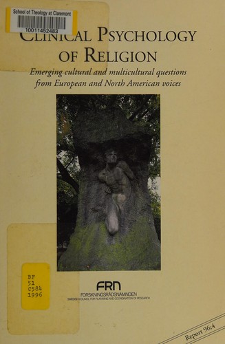 Cover for Clinical psychology of religion