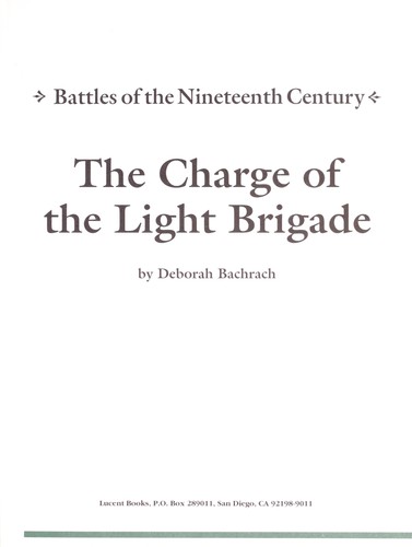 Cover for The Charge of the Light Brigade