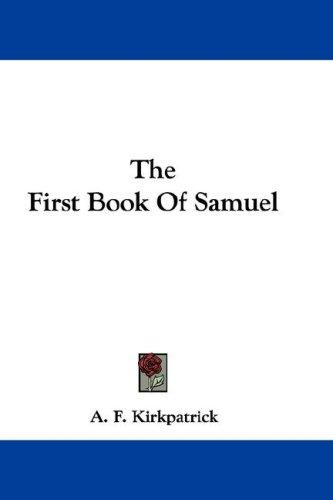 Cover for The First Book Of Samuel