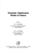 Cover for Stochastic optimization models in finance