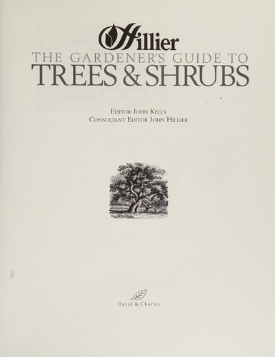 Cover for The Hillier gardener's guide to trees & shrubs
