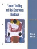 Cover for Student teaching and field experiences handbook