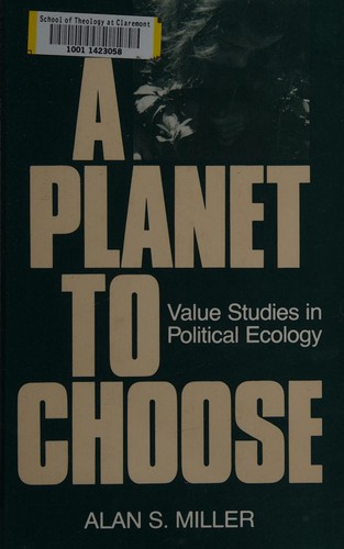Cover for A planet to choose