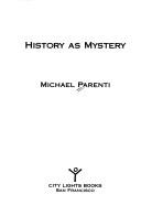 Cover for History as mystery