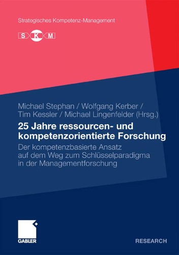 Cover for 25 Jahre ressourcen- und kompetenzorientierte Forschung