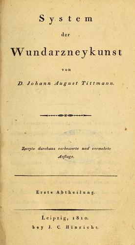 Cover for Lehrbuch der Chirurgie zu Vorlesungen für das Dresdner Collegium Medico-Chirurgicum bestimmt