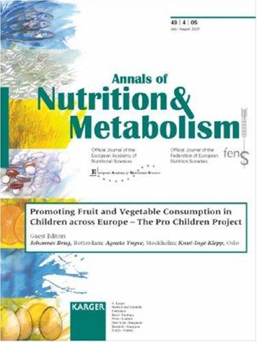 Cover for Promoting Fruit And Vegetable Consumption in Children Across Europe