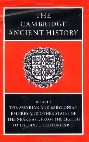 Cover for The Cambridge Ancient History Volume 3, Part 2