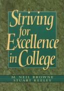 Cover for Striving for Excellence in College