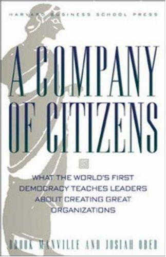 Cover for A Company of Citizens