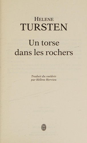 Cover for Un torse dans les rochers