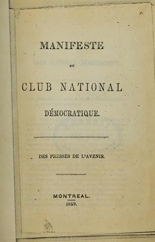 Cover for Collection des manuscrits.
