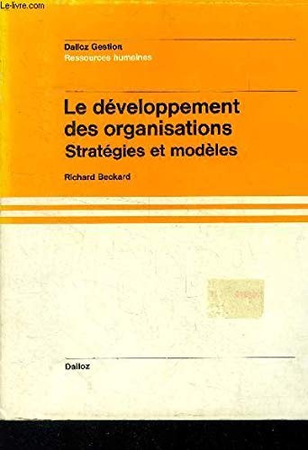 Cover for Le développement des organisations