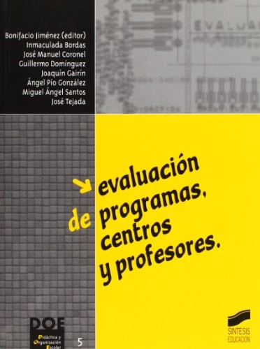 Cover for Evaluacion de Programas Centros y Profesores