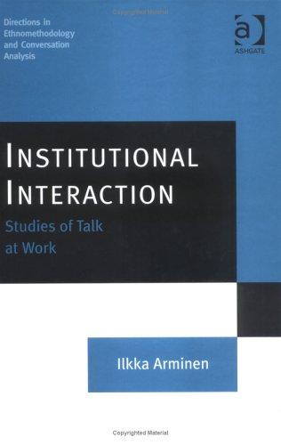 Cover for Institutional Interaction