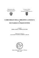 Cover for I libri ebraici della Biblioteca Angelica.