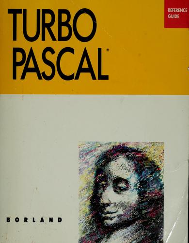 Cover for Turbo Pascal reference guide