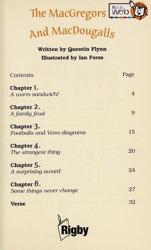 Cover for The MacGregors and MacDougalls