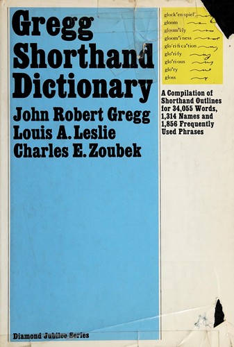 Cover for Gregg shorthand dictionary
