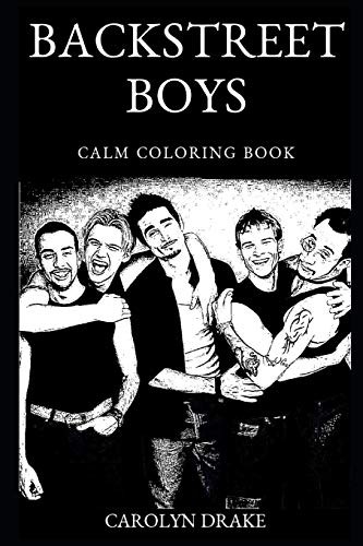 Cover for Backstreet Boys Calm Coloring Book