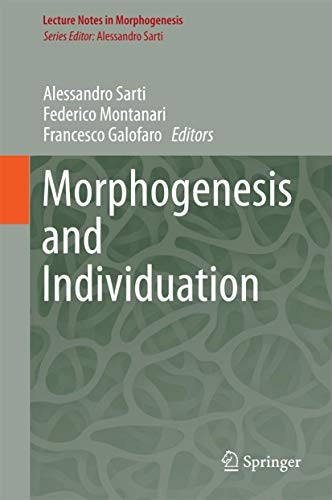 Cover for Morphogenesis and Individuation
