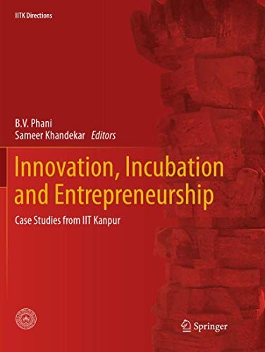 Cover for Innovation, Incubation and Entrepreneurship