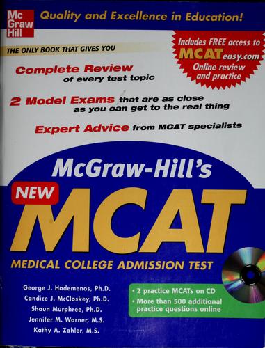 Cover for McGraw-Hill's new MCAT