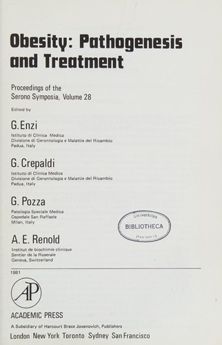 Cover for Obesity